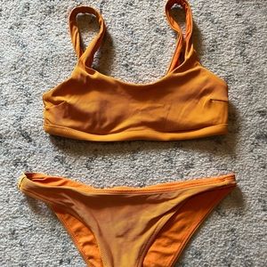 Orange athleta bikini
